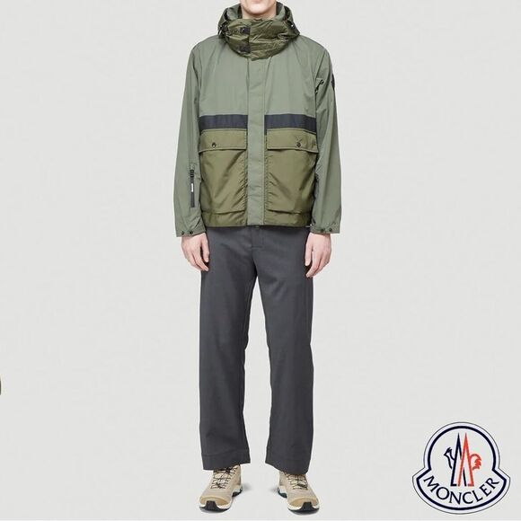 MONCLER **NWT** Olive Green Carax Windbreaker Jacket - Picture 2 of 16